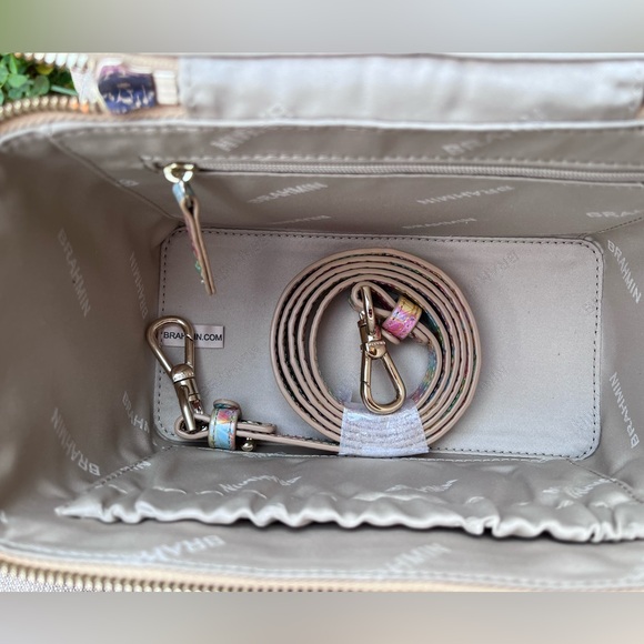 NWT Brahmin Exclusive CHANTAL in SALT WATER TAFFY Melbourne Crossbody #2 - Picture 10 of 15